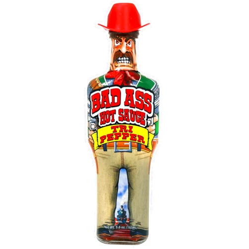 ASS KICKIN' BAD ASS Premium Hot Sauce – Try if you dare! – Perfect Gourmet Gift for the Hot Sauce Fan (Tri Pepper)