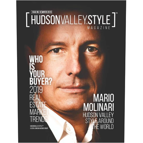 Maxwell L Alexander,Mario Molinari,Hudson Valley Style Magazine,Dino Alexander Hudson Valley Style Magazine - Winter 2019 Edition: Hudson Valley Style around the World with Mario Molinari