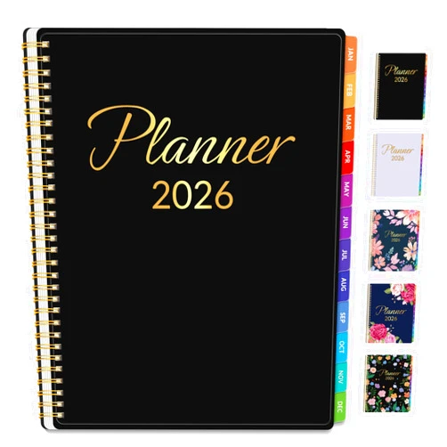 GNL 2026 Planner, Weekly and Monthly Planner January - December 2026, 8.5