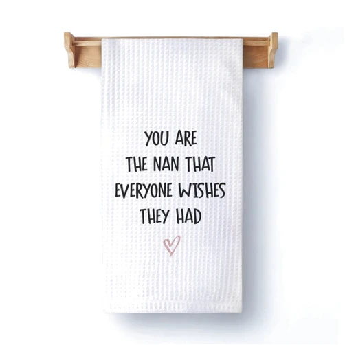XUISWELL Grandma Kitchen Towels,Nan Gifts,Grandma Gifts,Best Grandma Gifts,Grandma Gifts from Grandchildren,Grandma Birthday, Grandma Dish Towels Hand Towels,16x24 Inch