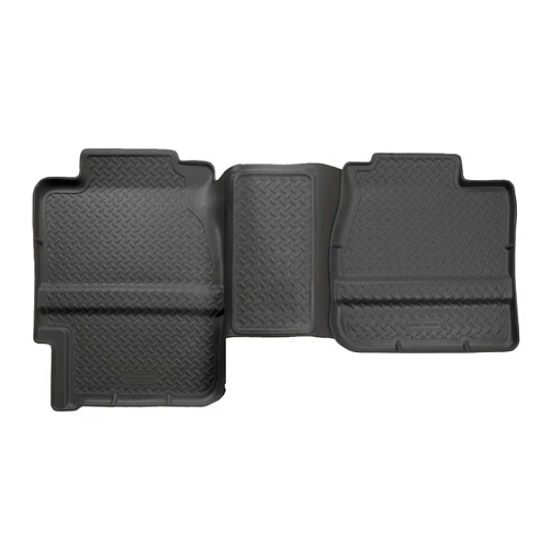 Husky Liners Classic Style Series | 1988 - 1999 Chevrolet/GMC C 1500/K 1500 Extended Cab, 1988 - 2000 Chevrolet/GMC C2500/C3500/K2500/K3500 | 2nd Seat Floor Liner, Black | 61101