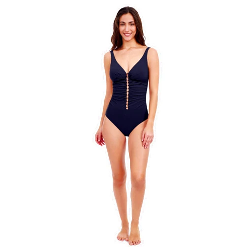 Profile by Gottex Women's Tutti Frutti V Neck One Piece Swimsuit