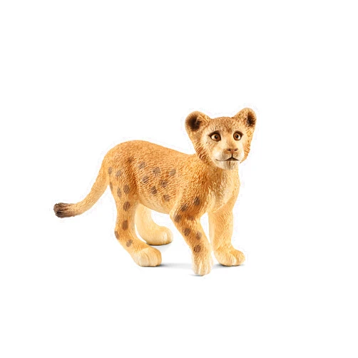 SCHLEICH Wild Life, Animal Figurine, Animal Toys for Boys and Girls 3-8 Years Old, Lion Cub
