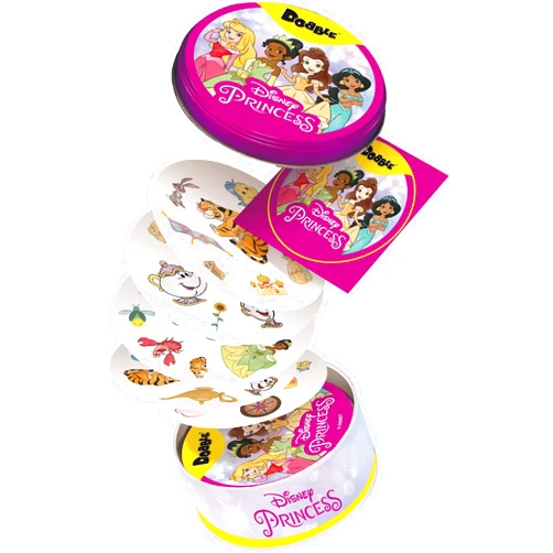 Asmodee Zygomatic | Dobble Disney Princess 2022 Version | Card Game | Ages 4+ | 2-5 Players | 10 Minutes Playing Time