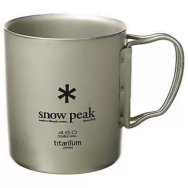 Snow Peak Double Wall 450 Cup One Size 15.2 fl oz (45 Single Item