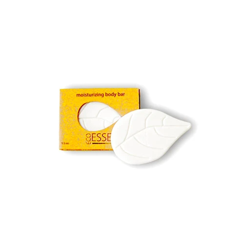 EcoEssence 1.5 oz White Leaf Shaped Body Soap (Case of 300)