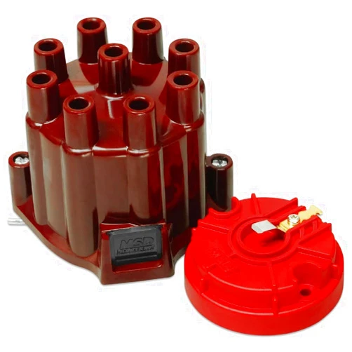 Southwest Speed NEW MSD DISTRIBUTOR CAP & ROTOR KIT,RED FINISH,COMPATIBLE WITH MSD GМ V8 DISTRIBUTORS