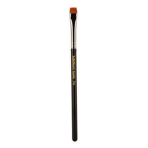 Bdellium Tools Professional Makeup Brush - Maestro Series 714 Flat Eye Definer - With Soft Synthetic Fibers, For Eye Definition (Black, 1pc)