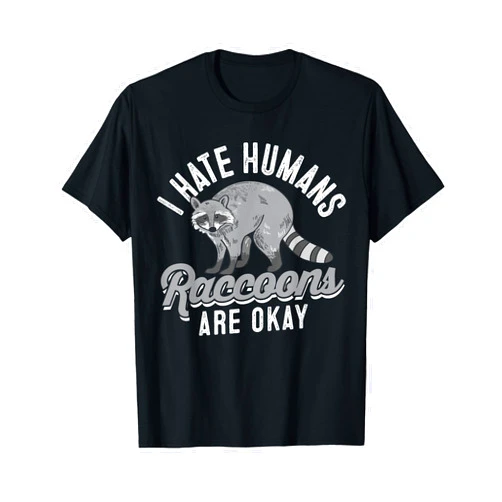 Waschbär Tshirt Herren Kostüm Kinder Damen Raccoon Gift for Raccoon Mapache Martens T-Shirt