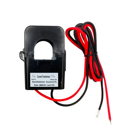 Nodehawk AC Current Sensor Transformer, Core Current Transformer Coil Sensor for 200A Amp Energy Meter