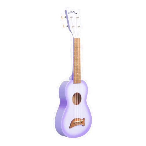 Kala MK-SD/PLBURST MaKala Dolphin Bridge Soprano Ukulele - Purple Burst