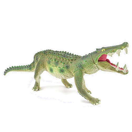 WONWONTOYS 9 Inch Alligator Toy Figure Large Realistic Crocodile Action Figures Alligator Party Favors Crocodiles Cake Toppers for Kids Toddler