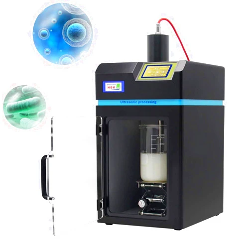 CGOLDENWALL 2 in 1 Ultrasonic Homogenizer Sonicator Processor Lab Cell Disruptor Mixer Analysis of Ultrasonic Processor CE 100-240V 24KHz Integrated (1000W, 0.1mL-1200mL)