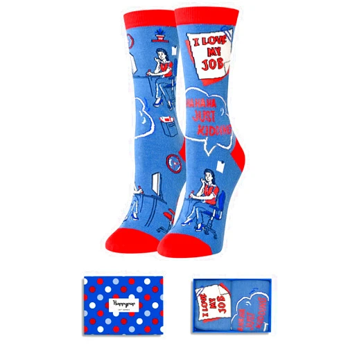 HAPPYPOP Funny Saying Socks Women - Motivational Gifts, Inspirational Gifts for Her