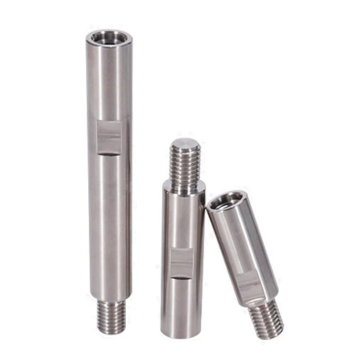Luo ke 3 Pcs 5/8'' - 11 Thread Angle Grinder Extension Connecting Rod - Heavy Duty Stainless Steel Extender Shaft Adapter Set for Rotary Polisher Car Polisher Electric Polisher