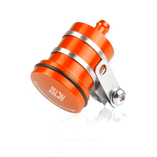 DOLOX Oil Cup CNC Motorcycle Brake Fluid Reservoir Clutch Tank Cylinder Master Oil Cup for H NC750X NC 750X NC750 X 2017 2018(Orange)
