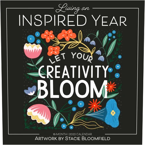 SELLERS PUBLISHING, INC. Living an Inspired Year September 2022-December 2023 Calendar: Let Your Creativity Bloom