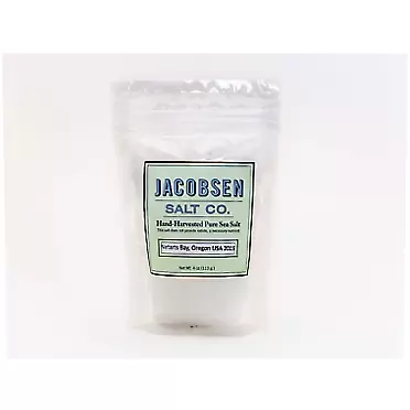 JACOBSEN SALT CO Finishing Sea Salt Flakes, 4 OZ 4 Ounce (Pack of 1)