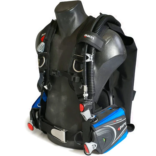 Mares Pure SLS BCD - Blue, Medium (Blue, Medium)