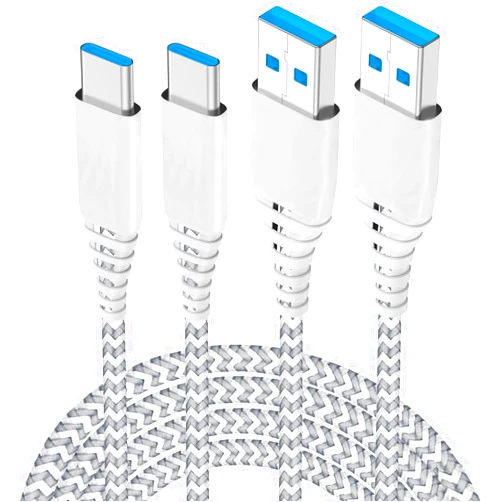 HNGLPOW 10FT+10FT USB C Charger Cable Cord for Moto G Power 2023/G Stylus 5G 2020 2021 2022,G Fast,G7 Play Plus,Z4 Z3,Edge 30 Fusion,G6,Z2,G7 Supra/Optimo Maxx,Motorola One 5G Ace,Long Charge Charging Wire