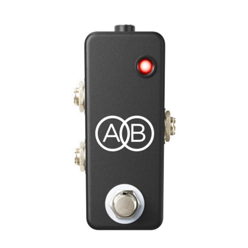 JHS Pedals Mini A/B Box - Guitar Signal Path Effect, Black/Silver, Model Number: Mini A/B Box