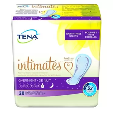 TENA Intimates Overnight Female Incontinent Pad Overnight 16