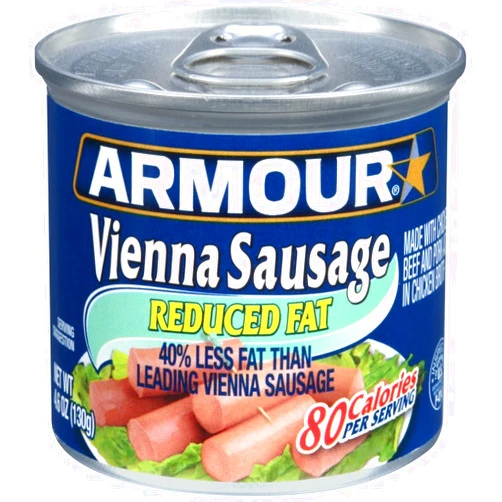 Armour Star Vienna Sausage, Jalapeno Flavored, Canned Sausage, 4.6 OZ (Pack of 24)