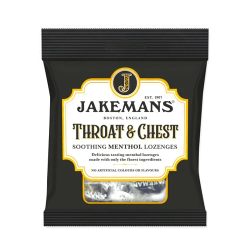 Jakemans Lozenge Thrt&Chest Liqour 30 Ct Case 12