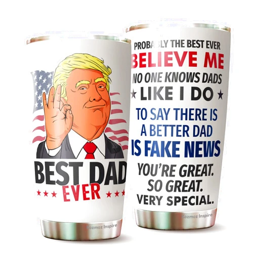ROORUZ Dad Gifts - Best Dad Ever Gifts - Fathers Day Gift - Dad Gifts From Daughter - Gifts For Dad On Fathers Day - Fathers Day Gift From Daughter - Best Dad Mug - Christmas Gifts For Dad Tumbler