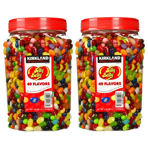 KIRKLAND SIGNATURE - Gourmet Jelly Beans, Blueberry, 128 Ounce, 4 Pound (Pack of 2)