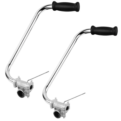 Ecmln 2PCS Weed Eater Handle - String Trimmer Handle, Ergonomic Trimmer Grip, Weedeater Handle with Bracket Clamp, Weed Wacker Attachment Aluminum Lawn Trimmer Grip for Lawn Care, Landscaping, Yard Trimming