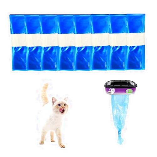 Paiscen Cat Litter Refills Bag，Litter Refills Compatible with Your Litter Refill Cartridge. (8 Pack)