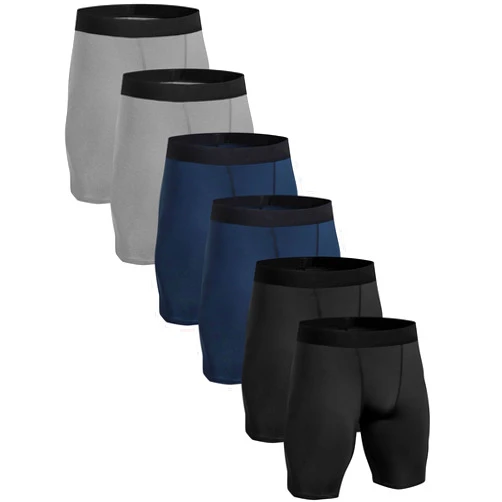 HovSiyla Compression Shorts Men Performance Sports Workout Athletic Running Underwear Shorts Spandex
