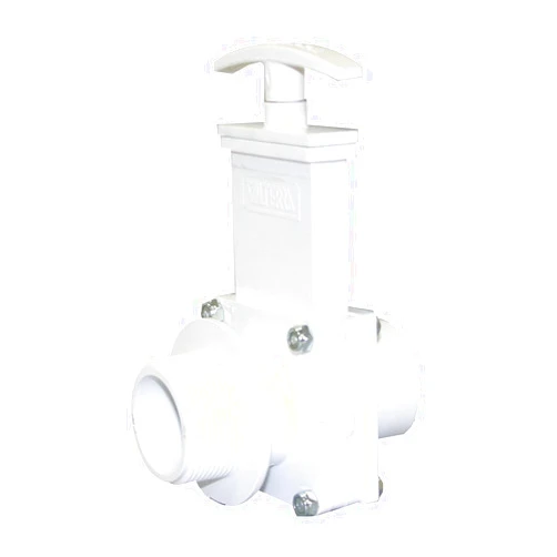Valterra 6106 PVC Gate Valve, White, 1-1/2