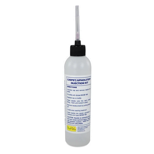 SCOE 10X THE ODOR ELIMINATOR Carpet Upholstery Injection Kit for Odor Removal - Used to Inject SCOE 10X into Furniture, Upholstery, Mattresses and Under Carpet to Remove Odor-Causing Problems. SCOE 10X Solution Sold Separately.