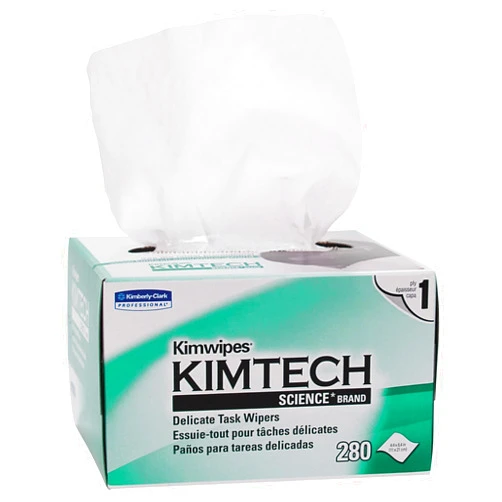 KIMTECH Kimwipes 1-Ply Delicate Task Wipers, 4-7/16