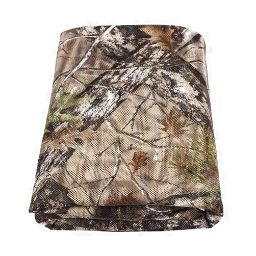 Tongcamo Hunting Blind 300D Durable Grid Mesh for Hunting, Photography, Camping, Concealment, Disguise, Sunshade, Convers