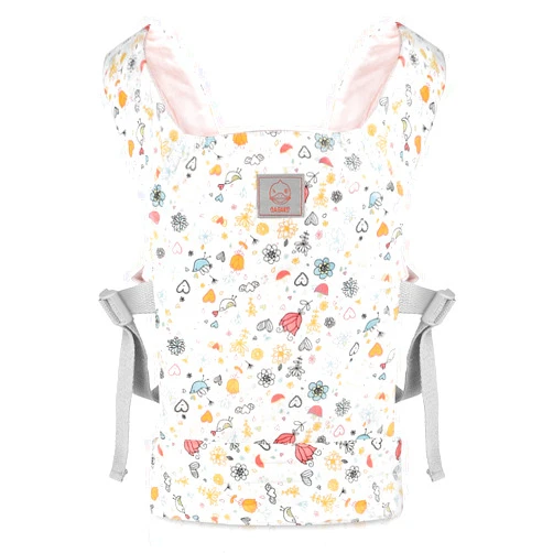 GAGAKU Doll Carrier Front and Back Soft Cotton Stuffed Animal Carriers for Baby - Rose Garden