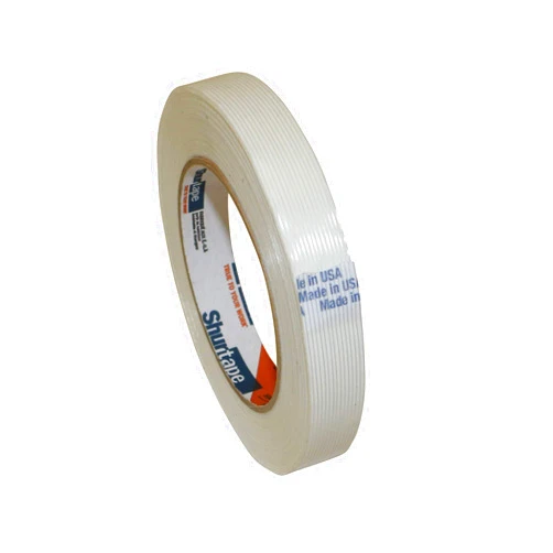 Shurtape GS 490 Economy Grade Fiberglass Reinforced Strapping Tape - Clear, .7 in. x 60 yd