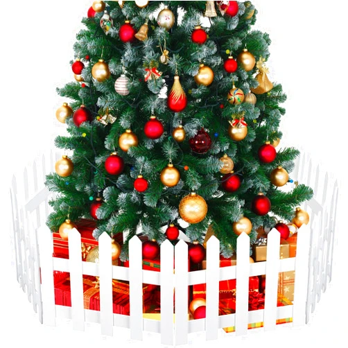 Cinnvoice 6 Pcs Wooden Christmas Tree Fences 15.75