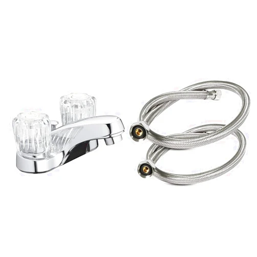 Aqua Vista 10-B421-AV Two Handle Bathroom Sink Faucet Bundle with 16