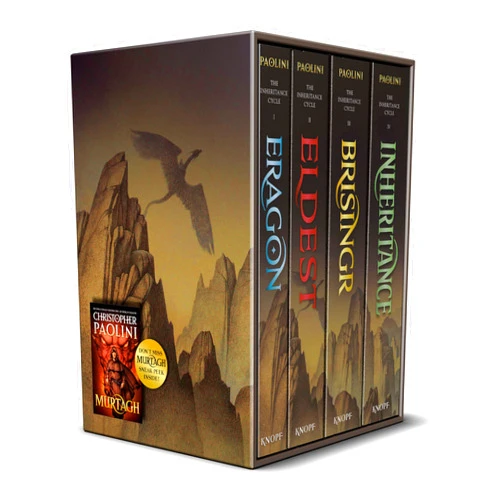 Christopher Paolini The Inheritance Cycle 4-Book Trade Paperback Boxed Set: Eragon; Eldest; Brisingr; Inheritance