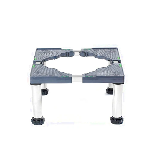YiHYSj Heightening Stainless Steel Shelf Holder Washing Machine and Refrigerator Stand 24-27cm A Tumble Dyer Floor Trays Extendable Appliance Base for Vertical Air Conditioner,4 Legs
