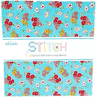 Riley Blake Designs Stitch 10 Inch Stacker by Lori Holt, 42 Pcs. (10-10920-42), 10 Inches