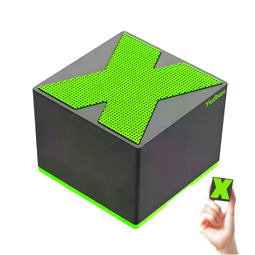 Yiudbaoo Bluetooth Speaker Mini Wireless Outdoor Waterproof Portable Speaker Bluetooth V5.0 Loud Stereo Booming Bass Energy for Home&Party Gifts Speaker Green/Black