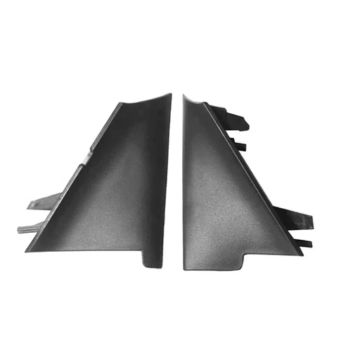 LOPDWIM Automobile Front Bumper Trailer Cover for Tesla for Model S 1057850-00-C 105785000 Car Accessories (Black Left Right)
