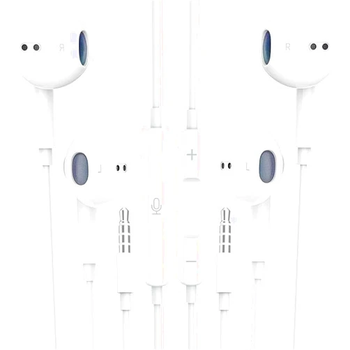 ESQSIMI 2 Pack Wired Earbuds, 3.5mm Headphones with Built-in Mic & Volume Control HiFi Stereo, Noise Canceling Isolating In-Ear Headphones Compatible with iPhone/iPad/Android/Laptop/PC Most with 3.5mm Jack