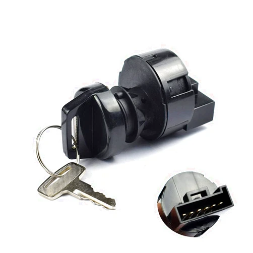 YMHHefy Ignition Key Switch Compatible with Polaris Sportsman 400 500 570 600 700 800 Ranger 400 425 500 570 700 800 900 1000 RZR 570 800 900 XP 1000 Replace 4011002 4012165 Off/on/Start 3 Position