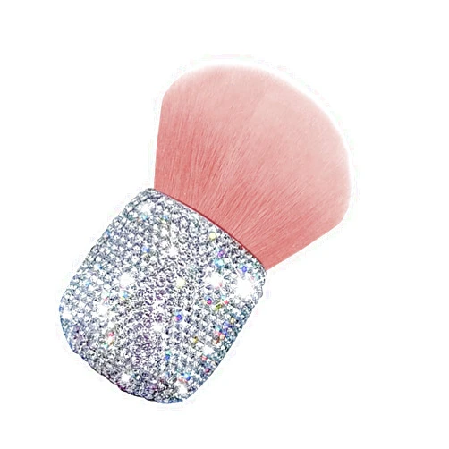 BESULEN Bling Car Interior Detailing Brush, Crystal Rhinestone Auto Bristles Cleaning Dusting Tool for Women Girls, Diamond Brush for Vehicle Dashboard, Air Conditioner Vent, Leather Seats（White）