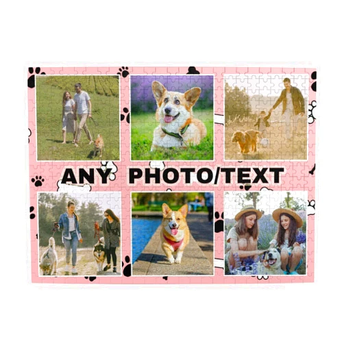 Custom Puzzles from Photos Personalized Puzzles from Photos 1000/500/300 Pieces Custom Jigsaw Puzzle Gift for Family Lovers Birthday Mother's Day